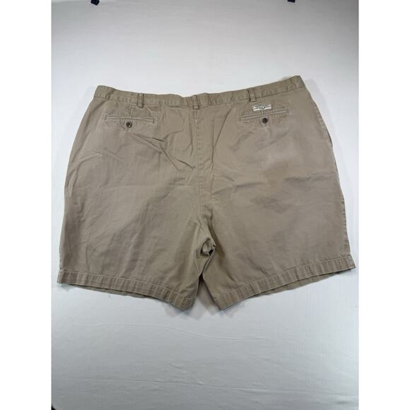 Vintage Polo Ralph Lauren Tyler Shorts Pleated Khaki Shorts 50B Big - Picture 2 of 11